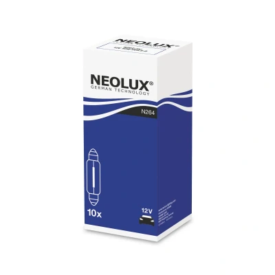 Afbeelding van NEOLUX N264 Autolampen 12 10 47 Gloeilampfitting SV8.5 8 VOLKSWAGEN: Polo V Hatchback, Caddy 3, GOLF 6, AUDI: A3 Sportback, A6 C6 Saloon