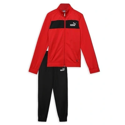 Afbeelding van Puma SUIT Unisex SET Trainingspak voor kinderen, Maat: 176, High risk red