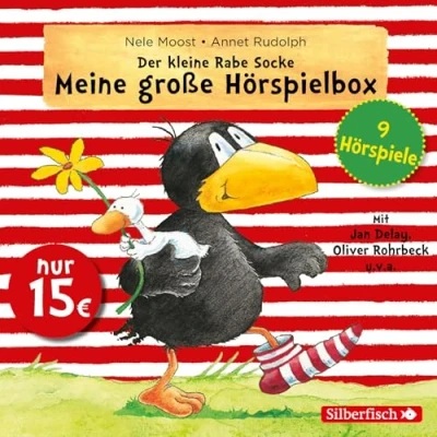 Afbeelding van Der kleine Rabe Socke Meine große Hörspielbox (9 Hörspiele)