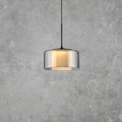 Afbeelding van Paul Neuhaus LED hanglamp Rika, Ø 15 cm, glas, dimbaar