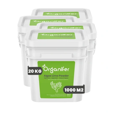 Afbeelding van Organifer Algenkalk Poeder Zuiver Lithothamnium Calcareum (20 kg voor 1000 m2)