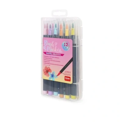 Image de Set de 12 feutres pinceaux Legami Couleurs Pastel