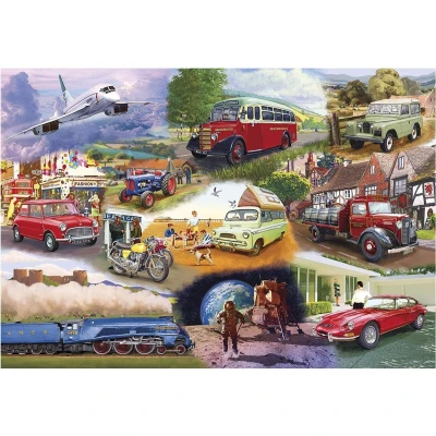 Afbeelding van Gibsons Iconic Engines 1000 Teile Puzzel multicoloured voor kinderen, Maat: One Size, Multi coloured