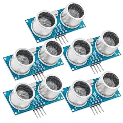 Afbeelding van AZDelivery 10 x HC SR04 Ultrasone Module Rangefinder Sensor compatibel met Arduino en Raspberry Pi inclusief E Book!