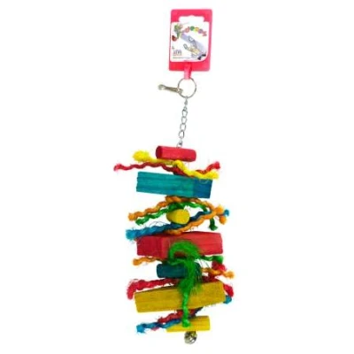Afbeelding van Birrdeeez Parakeet Toy Wood straight 26cm