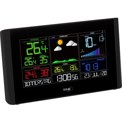 Afbeelding van TFA Dostmann VIEW BREEZE 35.8001.01 WiFi weerstation Verwachting voor 7 dagen (alleen met WiFi) Aantal sensoren max.: 50