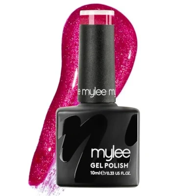 Afbeelding van Mylee Kiss The Season gelnagellak, 10 ml, soak off, UV/LED, voor nail art, manicure, pedicure, thuis of in de salon [Fine Glitters] duurzaam en eenvoudig aan te brengen