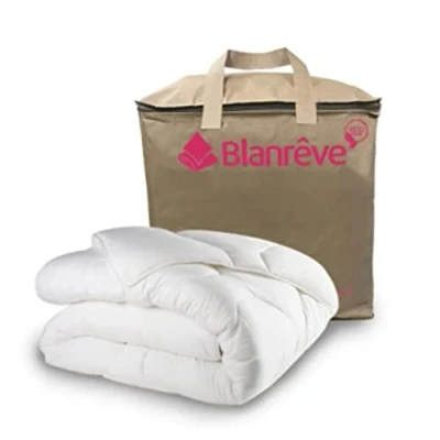 Afbeelding van Blanrêve Cocouning en warm dekbed anti mijt voor eenpersoonsbed Eco Responsible Gemaakt in Frankrijk Wit 200 x cm