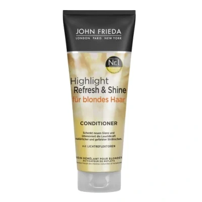 Afbeelding van John Frieda Refresh &amp; Shine Conditioner Inhoud: 250 ml intensieve glans en helderheid voor blond haar lokken