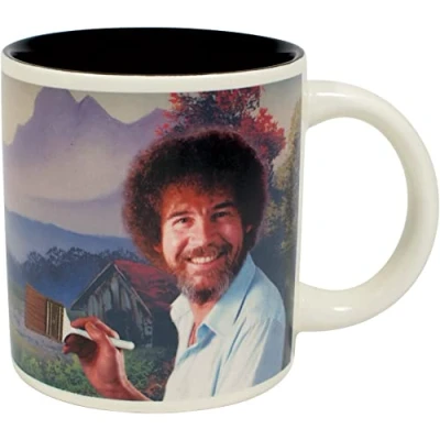 Afbeelding van Bob Ross Warmtegevoelige Mok
