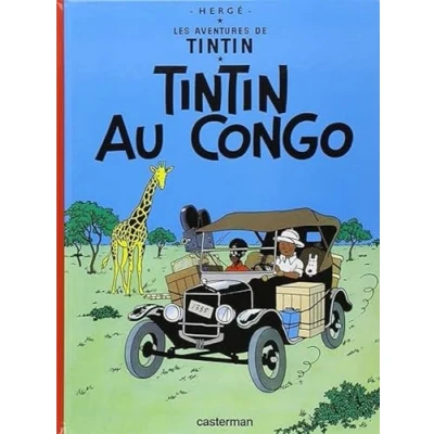 Afbeelding van Tintin au Congo / Mini Fac simile Black and White