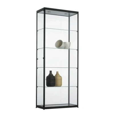 Afbeelding van Vitrinekast 4 legborden 200x80x40 Aluminium