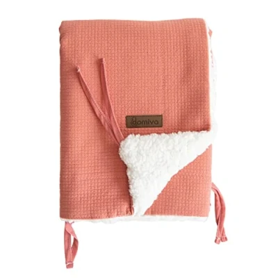 Afbeelding van Domiva 1000811 Fluffy 75 x 100 terracotta met kinderwagen bevestiging