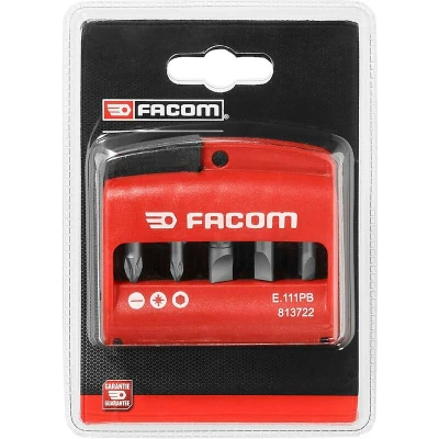 Image de FACOM E.111PB jeu combiné de 10 embouts 1/4&quot; série 1 25mm + porte