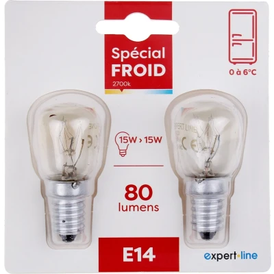 Afbeelding van Cogex Frigolamp 15w e14 set 2st. 646280