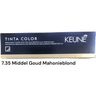 Afbeelding van Keune Tinta Color Haarverf 7.35 Medium Golden Mahogany Blonde 60ml