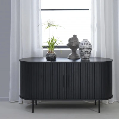 Afbeelding van Kelly dressoir 140 cm zwart