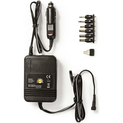 Afbeelding van Nedis Universal DC Power Adapters DCPA004 Zwart Black / 1.20 m