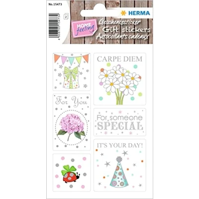 Afbeelding van HERMA 15468 Papier Multi kleuren 14stuk(s) sticker
