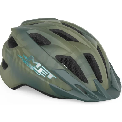 Afbeelding van MET Crackerjack Kinderhelm Fiets Green Matt