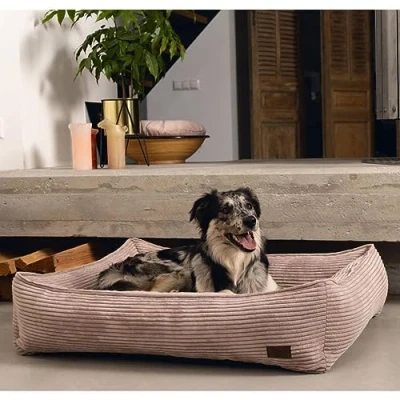 Afbeelding van Designed by Lotte Ligbed Ribbed Roze 65 x 60 20 cm