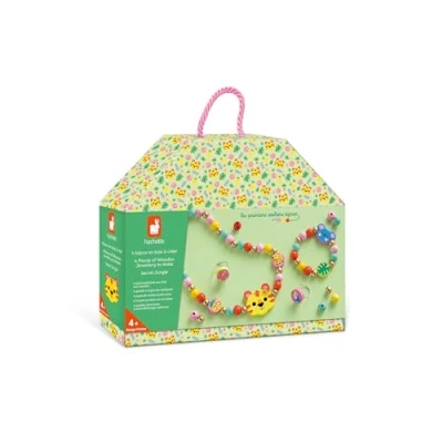 Image de Jeu créatif Janod 4 bijoux en bois à créer Secret Jungle