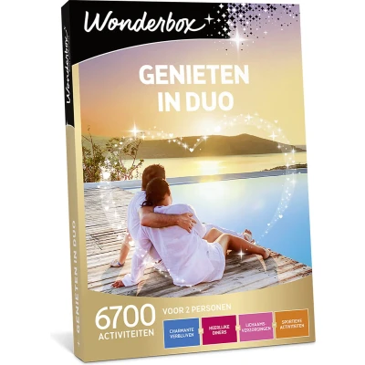 Afbeelding van Wonderbox cadeaubon Genieten in duo
