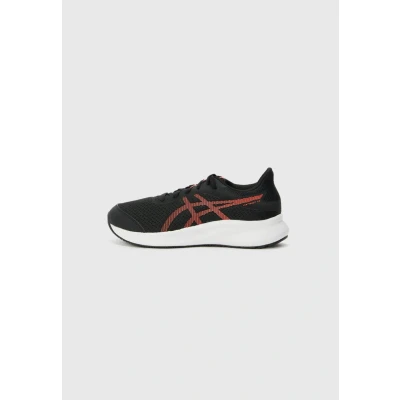 Afbeelding van Asics Patriot 13 Unisex Hardloopschoenen voor op de weg kinderen, Maat: 37.5, Black/flash red Textiel/ synthetisch