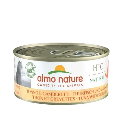 Afbeelding van Almo nature hfc cat tonijn&amp;garnaal 150gr Malanico