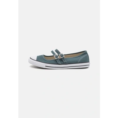Afbeelding van Converse Chuck Taylor ALL STAR Dainty MARY JANE Ballerina&#039;s met enkelbandjes, Dames, Maat: 37, True nature/white Textiel