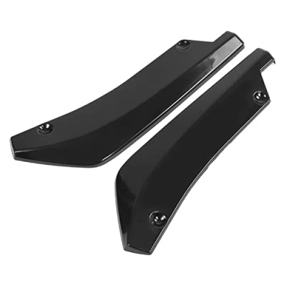 Afbeelding van Body Spoiler, 1 paar lipverdelers voor bumper lipsplitter, eend, universele achterbumperdiffuser auto (zwart)