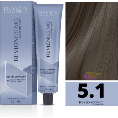 Afbeelding van Revlon Revlonissimo Colorsmetique™ Permanent Hair Color Cools 60 ml 5.1 Light Ash Brown