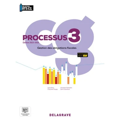 Image de Processus 3 Gestion des obligations fiscales BTS Comptabilité (CG) (2023) Pochette élève
