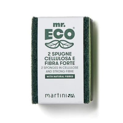 Afbeelding van Mr. Eco schuurspons ft 9,8 x 6,8 2 cm, met stevige vezels, pak van stuks