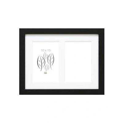 Afbeelding van Deknudt Frames fotolijst S66KA2 zwart 2 foto&#039;s 10x15 cm