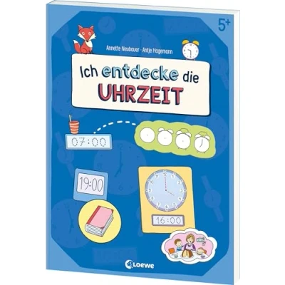 Afbeelding van Ich entdecke die Uhrzeit Lernerfolge garantiert!