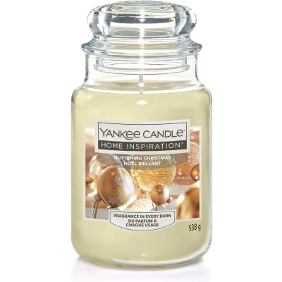 Afbeelding van Yankee Candle Large Jar Glistening Christmas Geurkaars 538gr