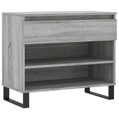 Image de vidaXL Armoire à chaussures Sonoma gris 70x36x60 cm Bois d&#039;ingénierie819770