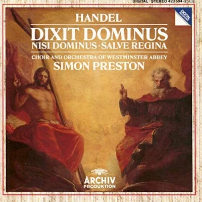 Afbeelding van Handel: Dixit Dominus, Nisi Salve Regina / Preston