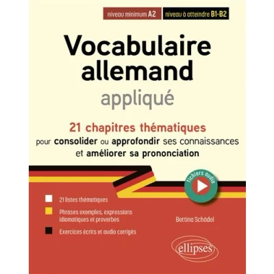 Image de Vocabulaire allemand appliqué de A2 vers B2 (avec fichiers audio)