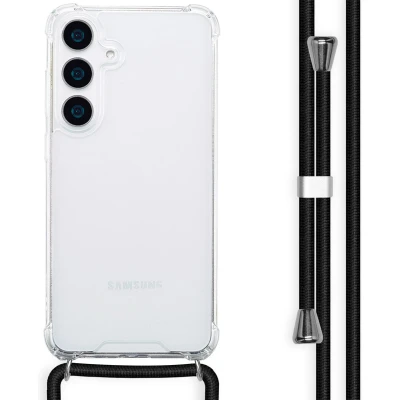 Afbeelding van imoshion Hoesje Geschikt voor Samsung Galaxy S25 Plus met koord Backcover Zwart