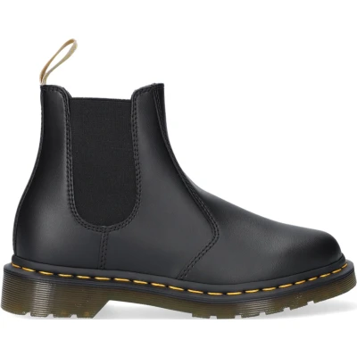 Afbeelding van Dr. Martens 2976 Chelsea Vegan Korte laarzen, Maat: 43, Black Imitatieleer/ textiel