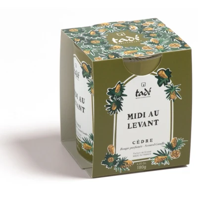 Afbeelding van Tadé Midi Eau Levant Ceder Geurkaars 180GR