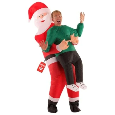 Afbeelding van Morph Opblaasbaar kostuum, heren, MCPISA, kerstman volwassenen, één maat