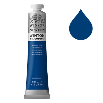 Image de Winsor &amp; Newton Winton peinture à l&#039;huile (200 ml) 538 bleu de Prusse