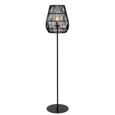 Afbeelding van Lucide NERIDA Vloerlamp 1xE27 Zwart