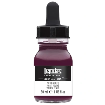 Image de Liquitex Professional Encre Acrylique Flacon Avec Pipette 30 ml Violet Feutré