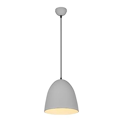 Afbeelding van Reality LED Hanglamp Hangverlichting E27 Fitting 1 lichts Rond Grijs Aluminium