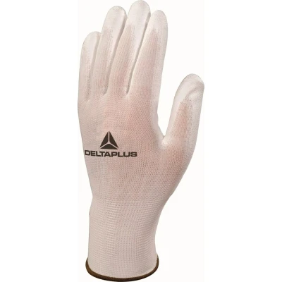 Afbeelding van Delta Plus polyamide handschoen VE702 PU wit mt 9