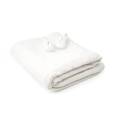 Afbeelding van Dubbele elektrische bedverwarmer Blewarm InnovaGoods 60+60 W 140 x 160 cm Wit